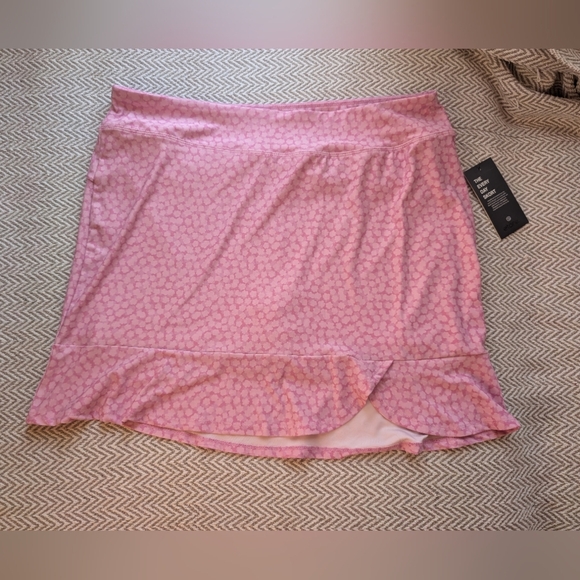 Etonic Pink Patterned Floral Mini Skirt - Picture 1 of 11